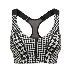 ADIDAS X IVY PARK Houndstooth zip up Bra